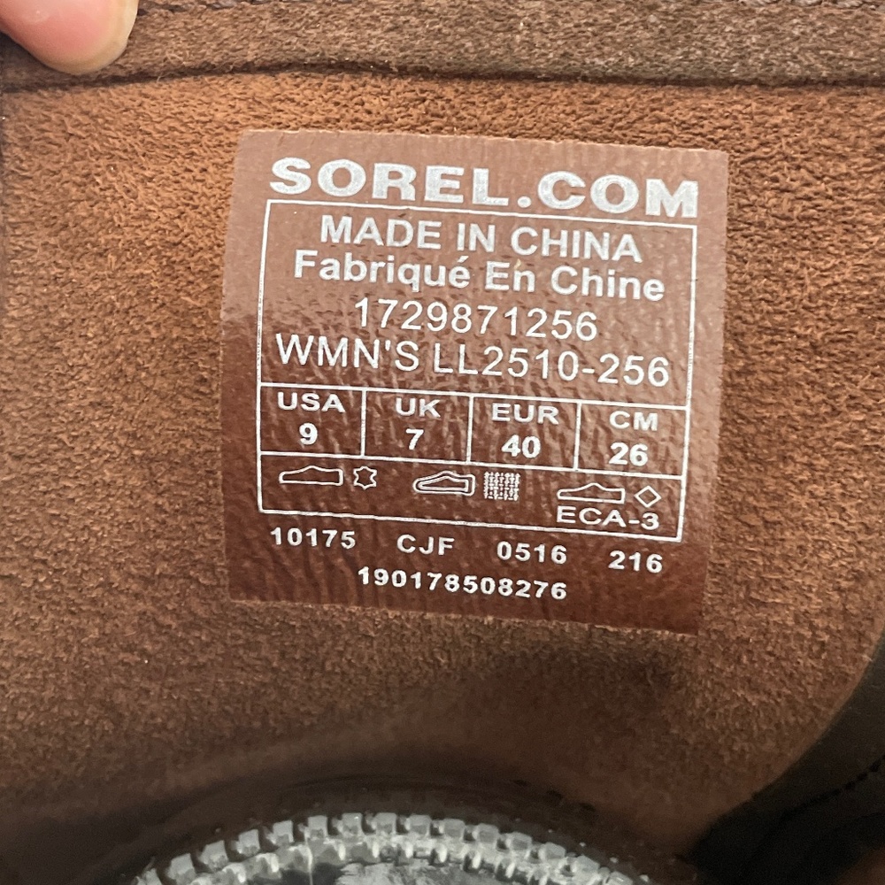 Sorel Womens Leather Suede Boots ( Women’s 9)